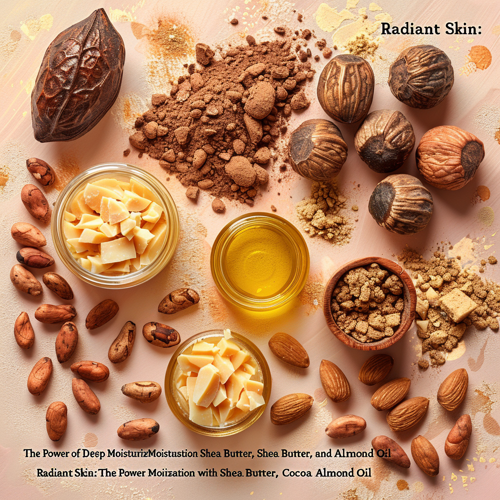 Unleash Radiant Skin: The Power of Deep Moisturization with Shea Butter, Cocoa Butter, and Almond Oil