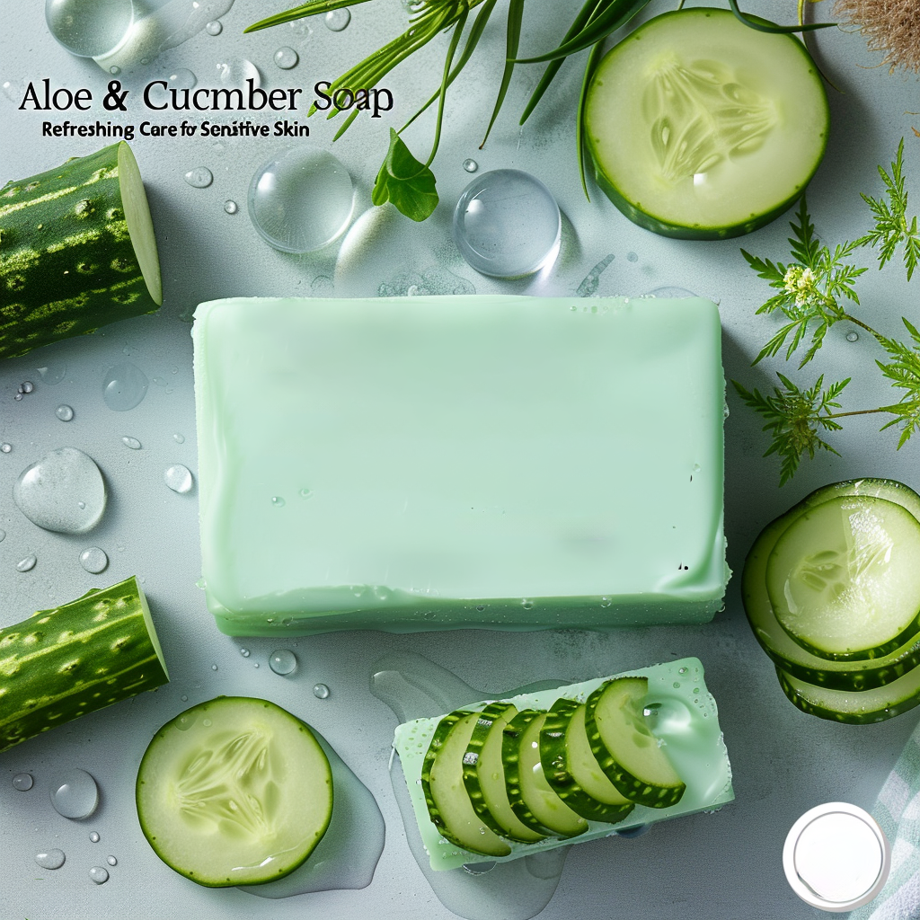 Aloe & Cool Cucumber Soap: Refreshing Care for Sensitive Skin