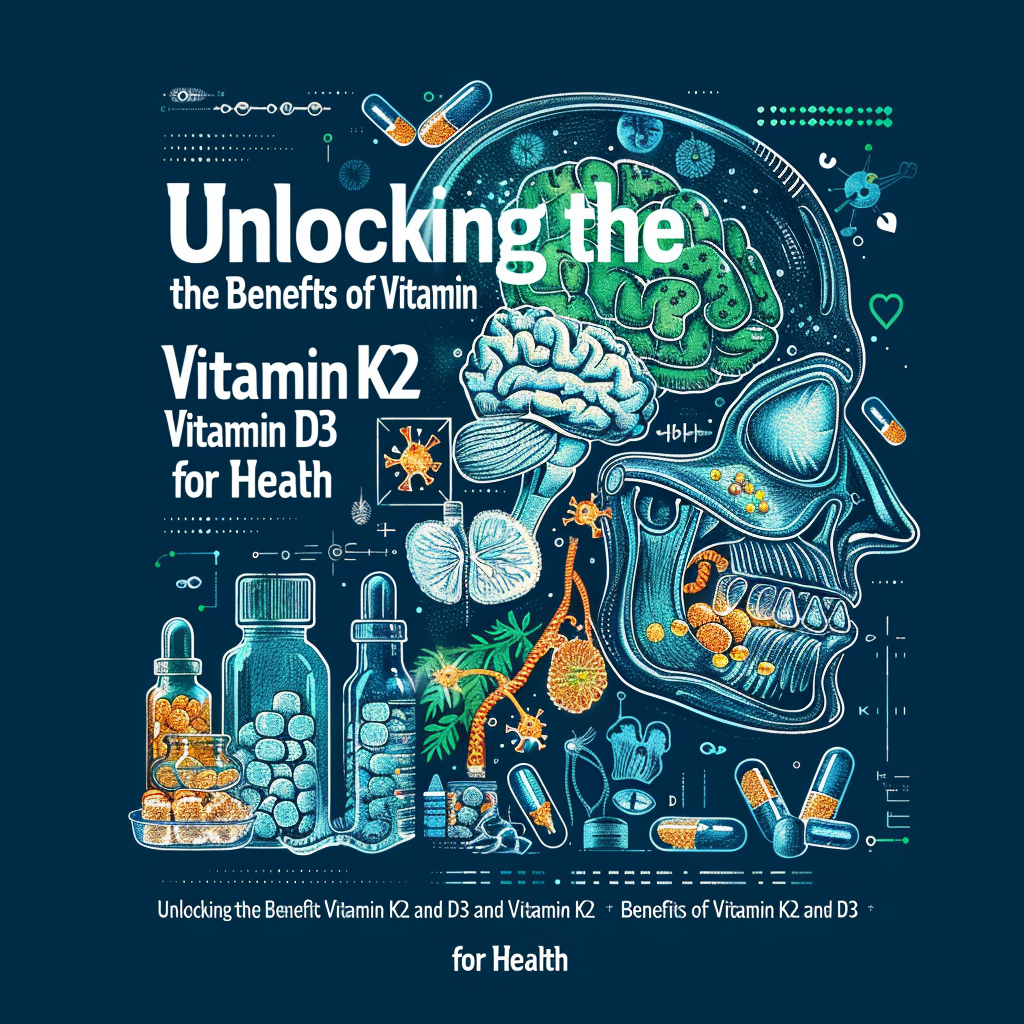Unlocking the Benefits of Vitamin K2 and Vitamin D3 for Health