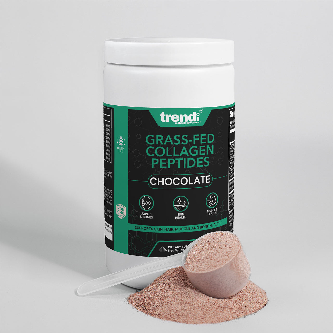 15 PACK BUNDLE: GRASS-FED COLLAGEN PEPTIDES POWDER (Chocolate)