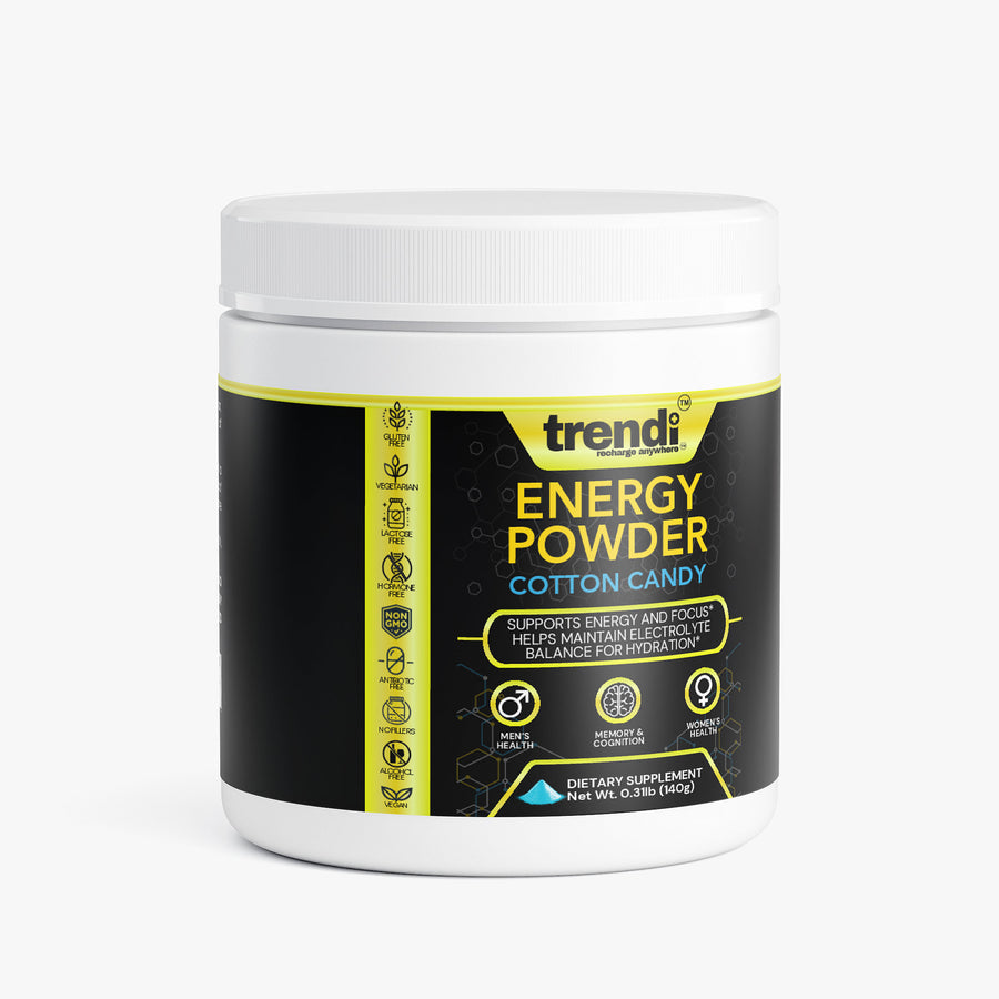 15 PACK BUNDLE: ENERGY POWDER (Cotton Candy)