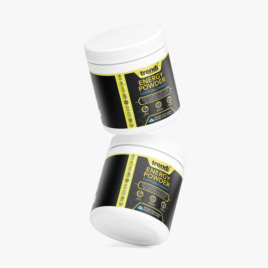 15 PACK BUNDLE: ENERGY POWDER (Cotton Candy)