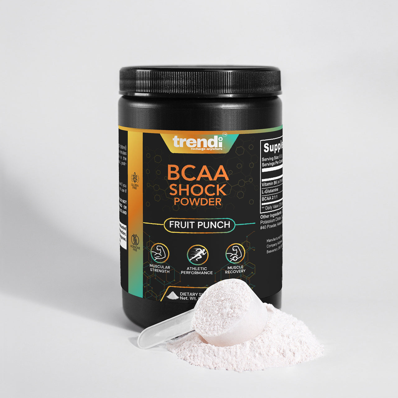 15 PACK BUNDLE: BCAA SHOCK POWDER (Fruit Punch)