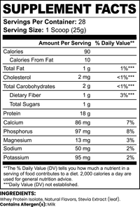 Thumbnail for Pure3 100% Whey Protein Isolate (Chocolate)