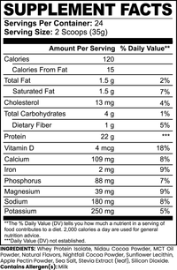 Thumbnail for ADVANCED 100% WHEY PROTEIN ISOLATE (Chocolate)
