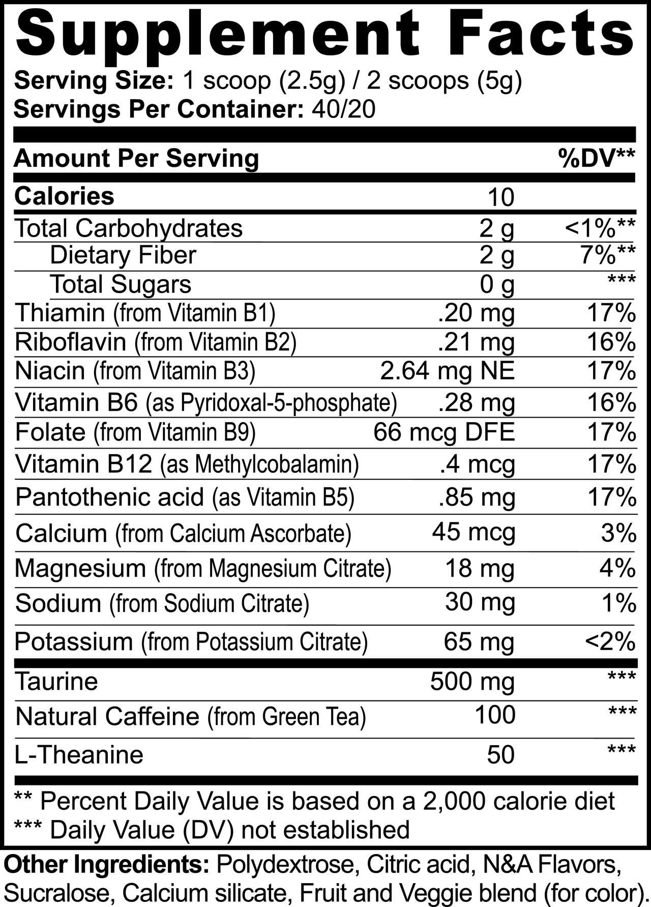 ENERGY POWDER (STRAWBERRY SHORTCAKE)