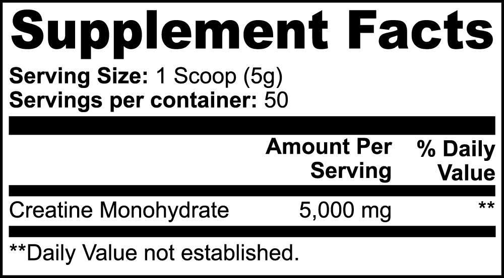 15 PACK BUNDLE: CREATINE MONOHYDRATE