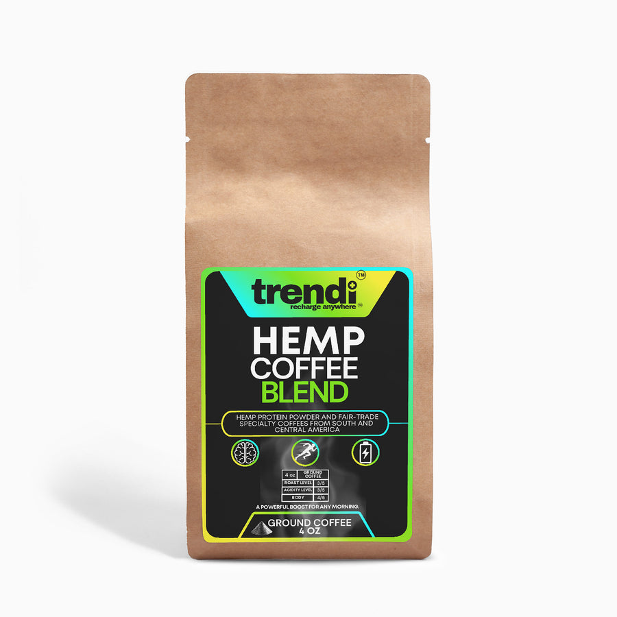 HEMP COFFEE BLEND - Medium Roast 4oz