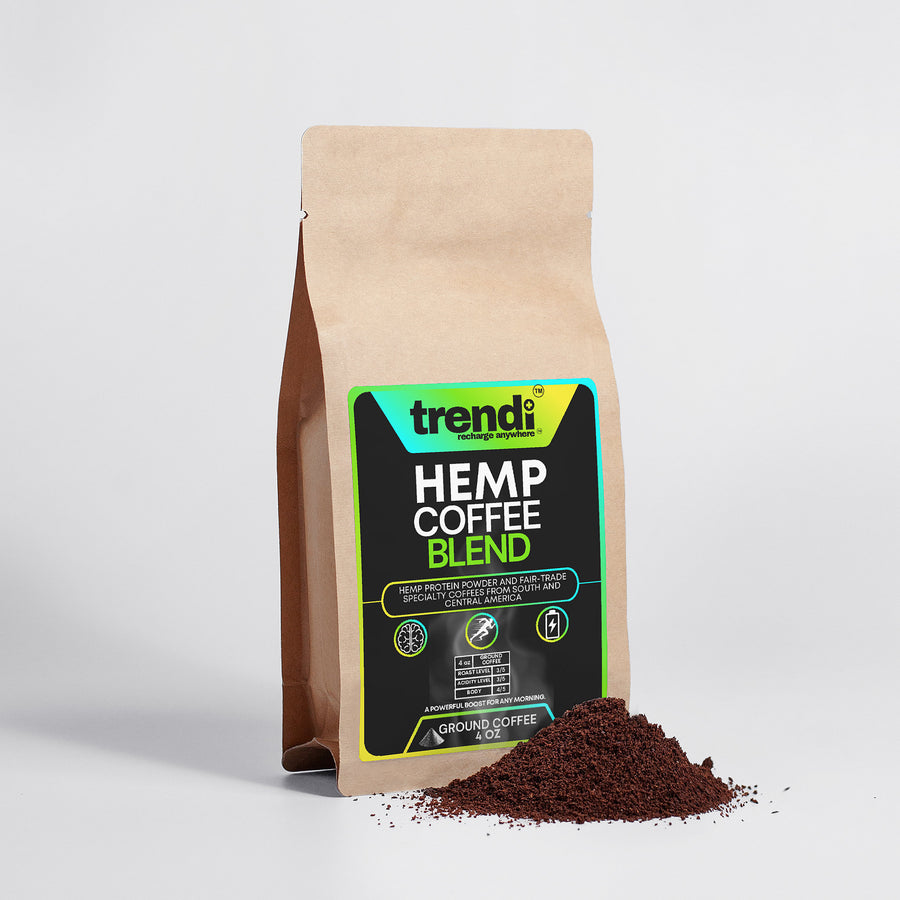 HEMP COFFEE BLEND - Medium Roast 4oz
