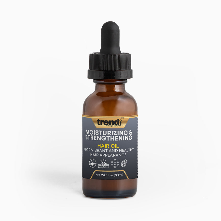 MOISTURIZING & STRENGTHENING HAIR OIL