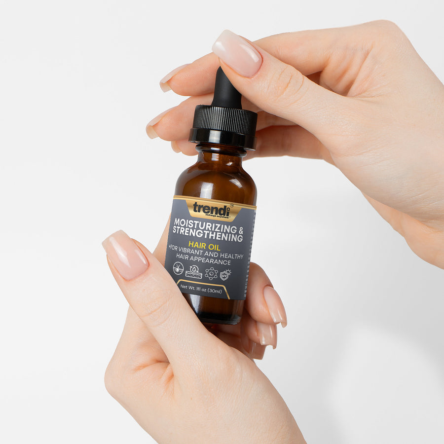 MOISTURIZING & STRENGTHENING HAIR OIL