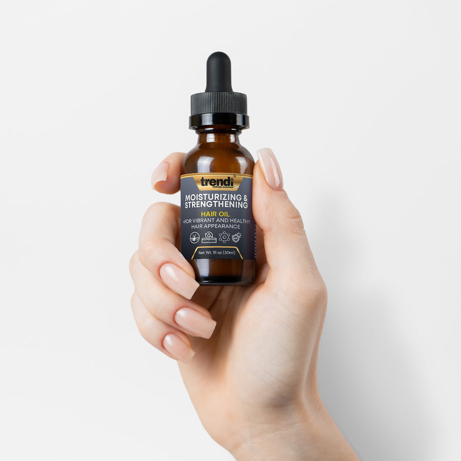 MOISTURIZING & STRENGTHENING HAIR OIL