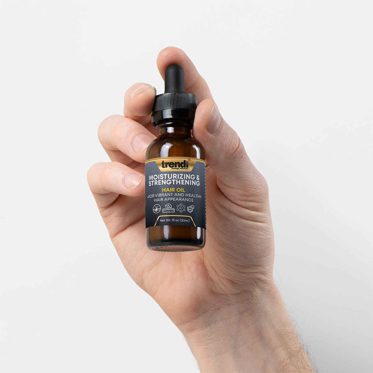 MOISTURIZING & STRENGTHENING HAIR OIL