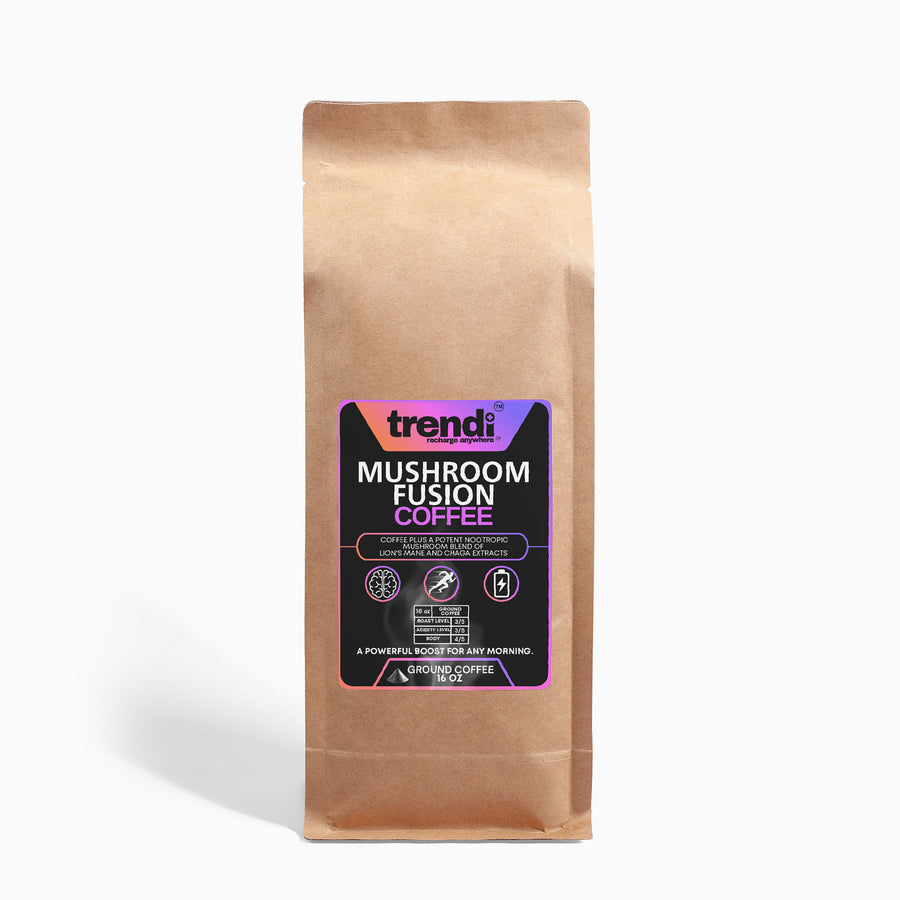 MUSHROOM COFFEE FUSIONS - Lion’s Mane & Chaga 16oz