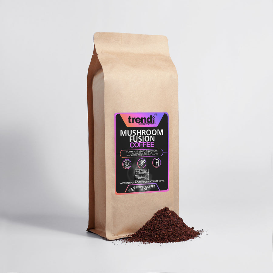MUSHROOM COFFEE FUSIONS - Lion’s Mane & Chaga 16oz