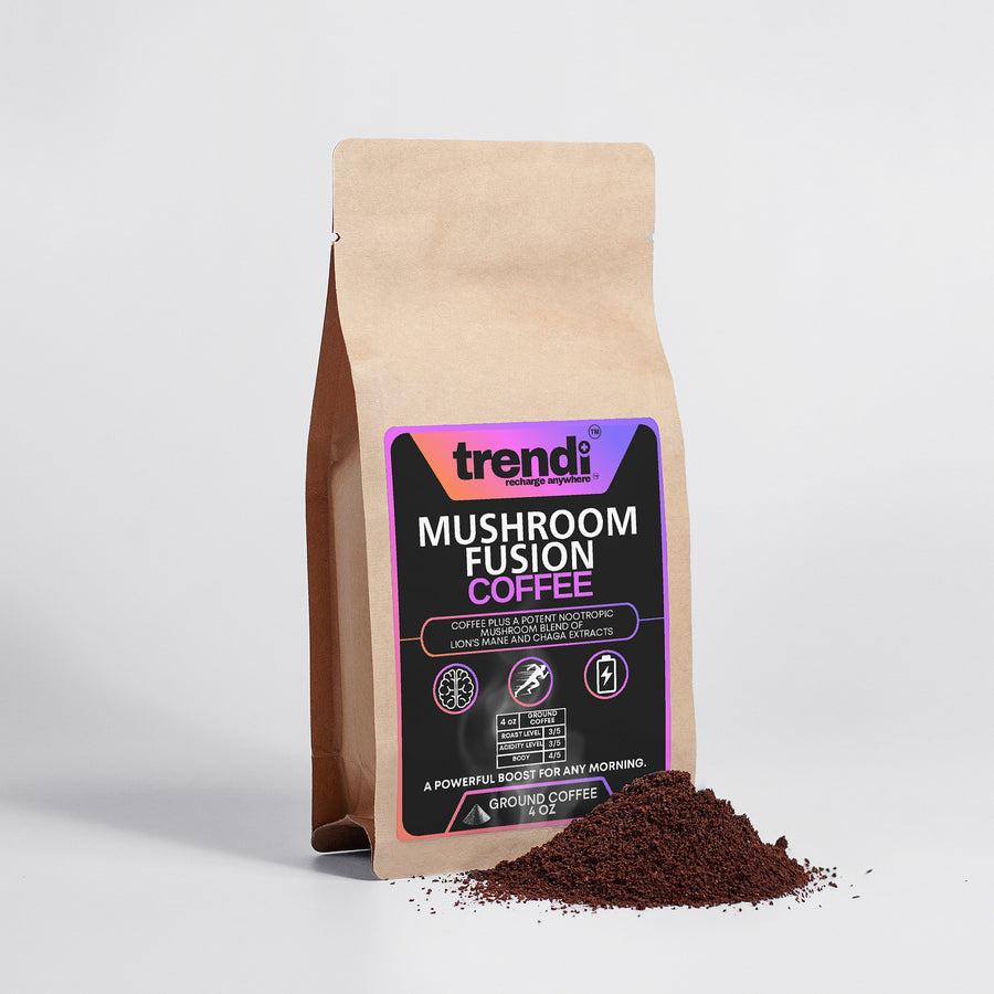 MUSHROOM COFFEE FUSION - Lion’s Mane & Chaga 4oz