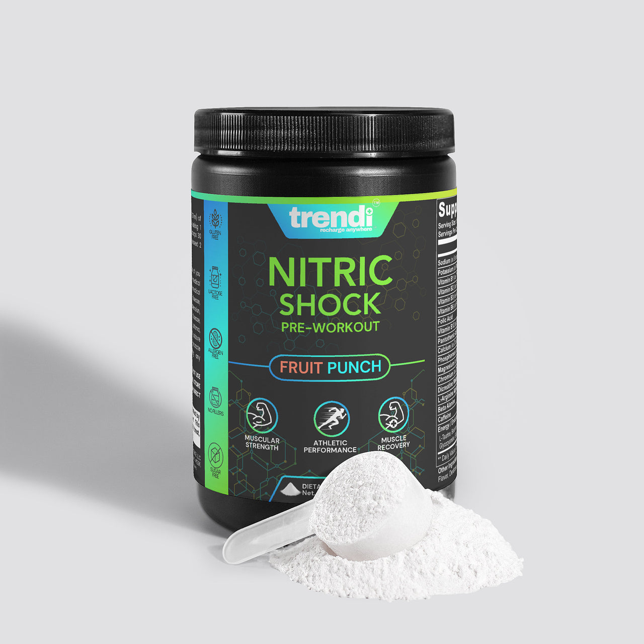 NITRIC SHOCK PRE-WORKOUT POWDER (Fruit Punch)