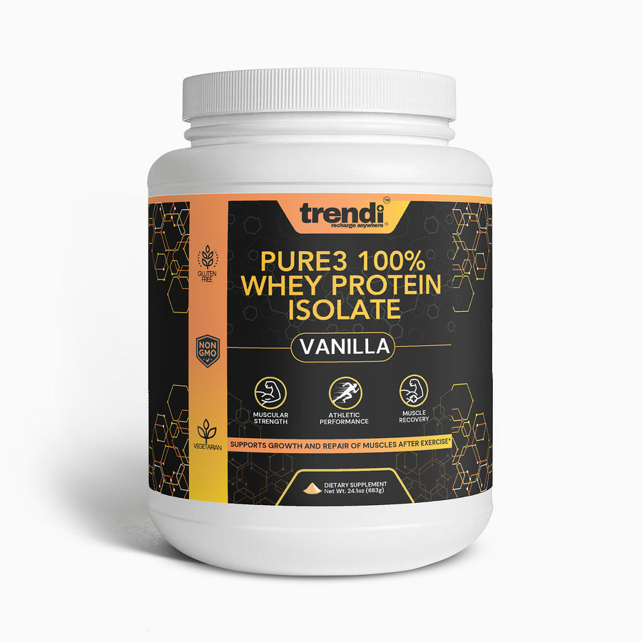 Pure3 100% Whey Protein Isolate (Vanilla)
