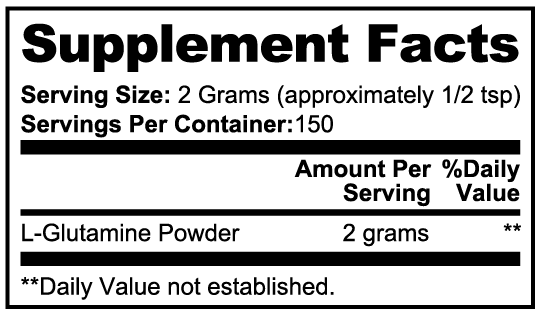 15 PACK BUNDLE: L-GLUTAMINE POWDER